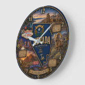 Nevada State Silver Desert and Las Vegas Rustic Grote Klok (Hoek)