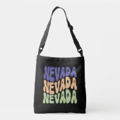 Nevada State USA Retro ontwerpt Crossbody Bags Crossbody Tas (Achterkant)