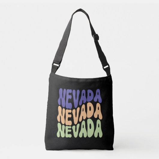Nevada State USA Retro ontwerpt Crossbody Bags Tas (Voorkant)