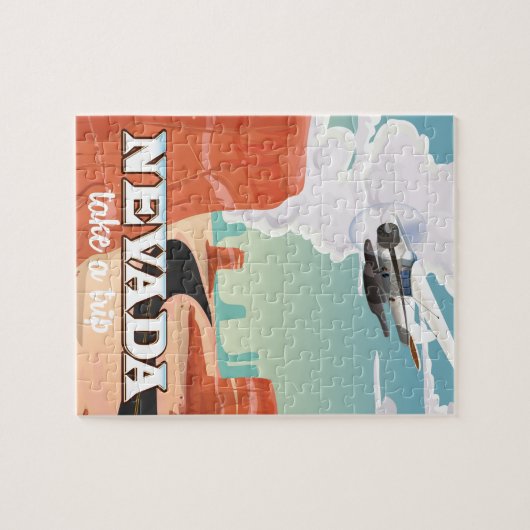 Nevada State vintage poster Legpuzzel (Horizontaal)