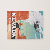 Nevada State vintage reisposter Legpuzzel (Horizontaal)