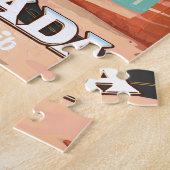 Nevada State vintage reisposter Legpuzzel (Zijkant)