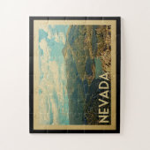 Nevada State Vintage Travel Legpuzzel (Verticaal)