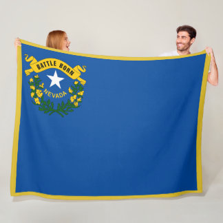Nevada State Vlag Print Patriot Fleece Deken