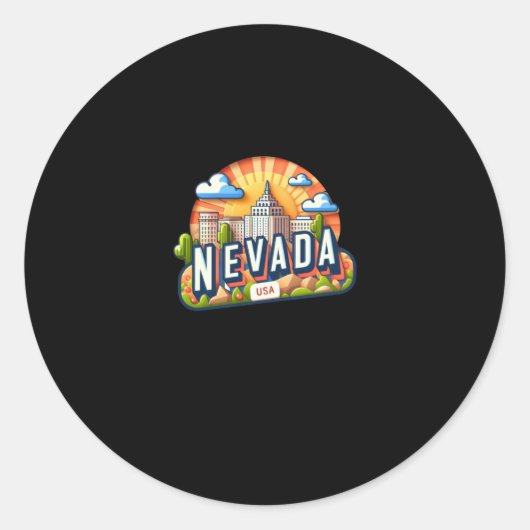 Nevada Sticker (Voorkant)