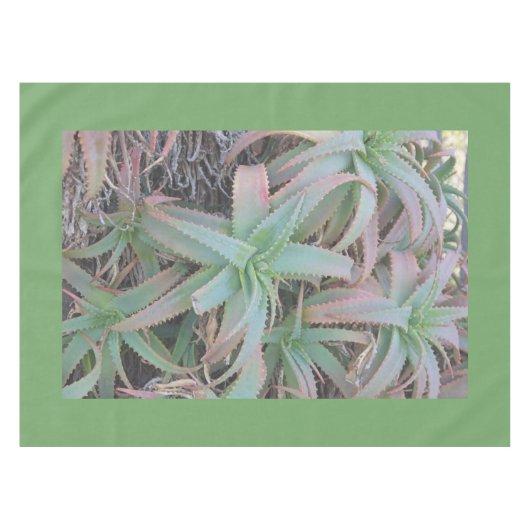 Nevada succulents tafelkleed (Voorkant (Horizontaal))