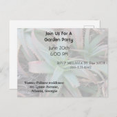 Nevada succulents uitnodiging briefkaart (Voorkant / Achterkant)