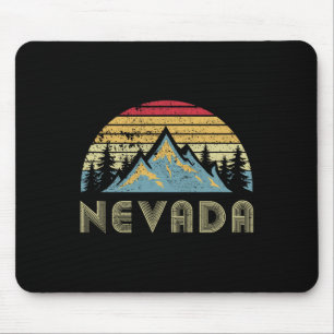 Nevada Tee - Retro Vintage Bergen Natuur Wandelen Muismat