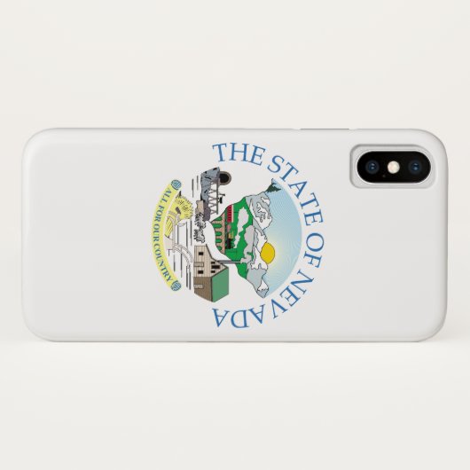 Nevada-teken Case-Mate iPhone Case (Achterkant (horizontaal))