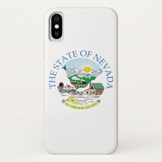 Nevada-teken Case-Mate iPhone Case (Achterkant)