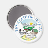 Nevada-teken Magneet (Voorkant / Achterkant)