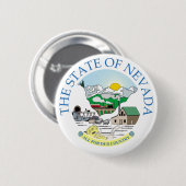 Nevada-teken Ronde Button 5,7 Cm (Voorkant /achterkant)