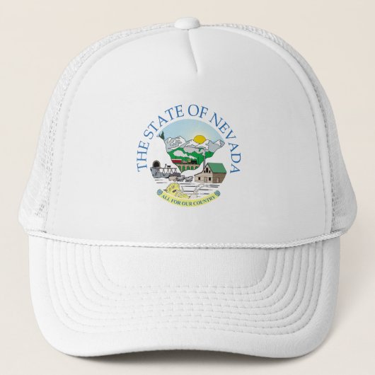 Nevada-teken Trucker Pet (Voorkant)