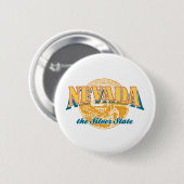 Nevada - The Silver State Ronde Button 5,7 Cm (Voorkant /achterkant)