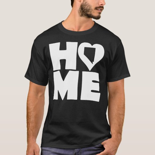 Nevada Thuis Hart Staat T-Shirt (Voorkant)