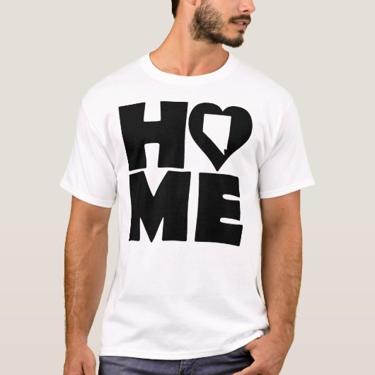 Nevada Thuis Hart Staat T-Shirts (Voorkant)