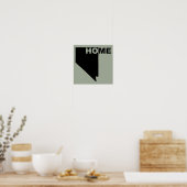 Nevada Thuis Weg Van Staat Poster Bord (Keuken)