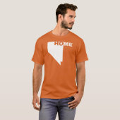 Nevada Thuis Weg Van Staat T-Shirt Tees (Voorkant volledig)