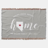 Nevada Thuisstaat Gepersonaliseerd Deken (Voorkant)