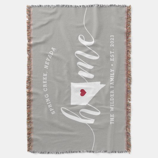 Nevada Thuisstaat Persoonlijk Deken (Voorkant Verticaal)