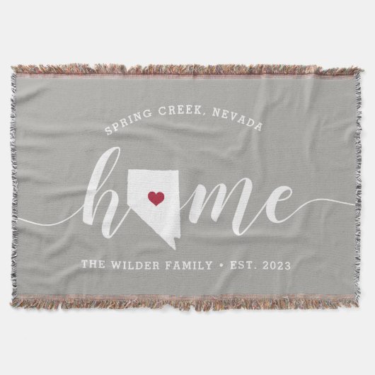 Nevada Thuisstaat Persoonlijk Deken (Voorkant)