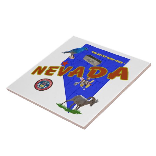 Nevada Tile Tegeltje (Zijkant)