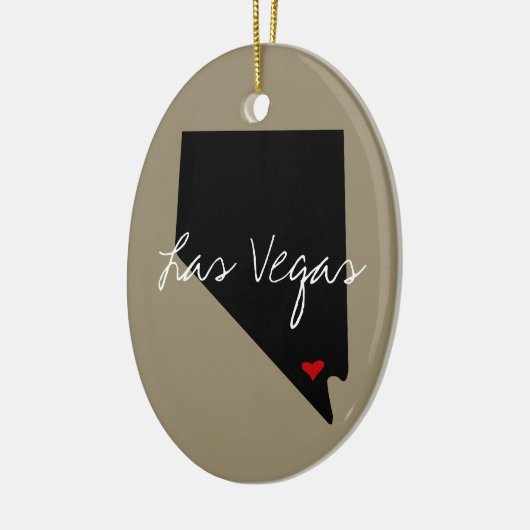 Nevada Town Keramisch Ornament (Links)