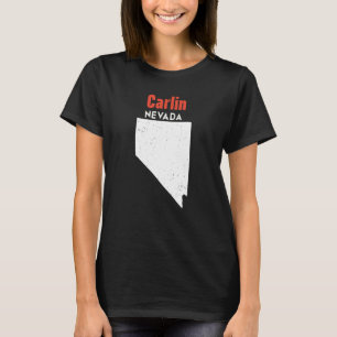 Nevada Usa Amerika reizen Nevadan Carlin T-shirt