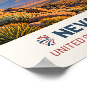 Nevada USA – Oude Reisposter Poster (Hoek)