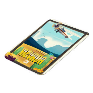 Nevada USA:  reisposter. Magneet