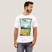 Nevada USA:  reisposter. T-shirt (Voorkant volledig)
