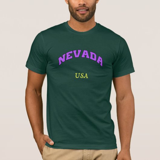 Nevada USA T-Shirt (Voorkant)
