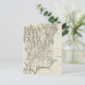 Nevada, Utah en Arizona Map Briefkaart (Staand voorkant)