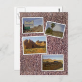 Nevada - Vallei van brand woestijn collage Briefkaart (Voorkant / Achterkant)