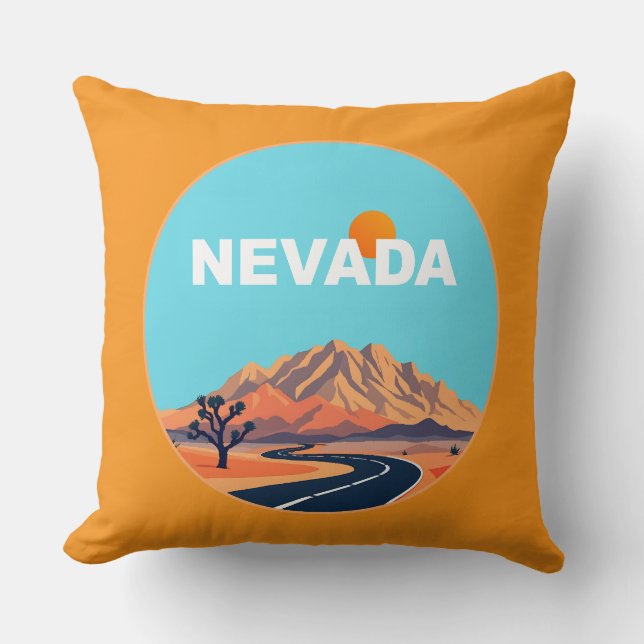 Nevada Verenigde Staten Kussen (Voorkant)