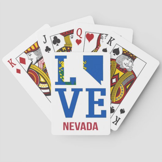 Nevada Verenigde Staten Pokerkaarten (Achterkant)