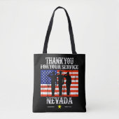 Nevada Verenigde Staten Verenigde Staten Canvas ta Tote Bag (Voorkant)