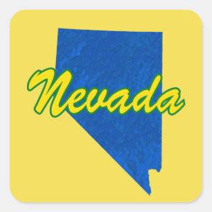 Nevada Vierkante Sticker