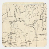 Nevada Vierkante Sticker (Voorkant)