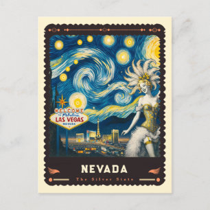 Nevada   Vincent van Gogh geïnspireerd Briefkaart