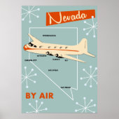 Nevada vintage reisposter poster (Voorkant)