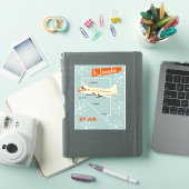 Nevada vintage stijl reisposter sticker (iPad Cover)