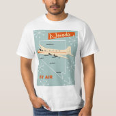 Nevada vintage stijl reisposter t-shirt (Voorkant)