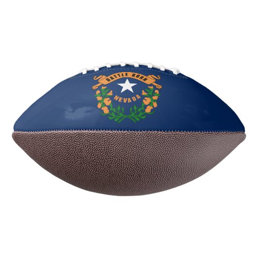 Nevada vlag american football (Gedraaid 270)