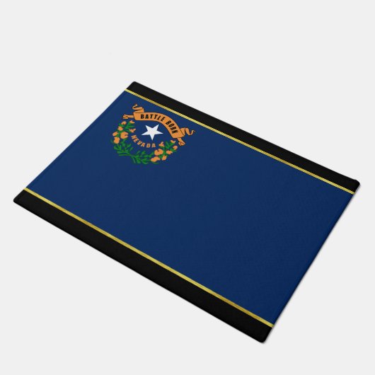 Nevada vlag deurmat (Schuin)