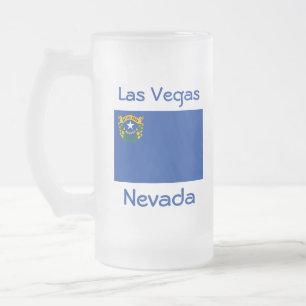 Nevada Vlag Kaart Stad Mok