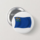 Nevada Vlag Knop Ronde Button 5,7 Cm (Voorkant /achterkant)