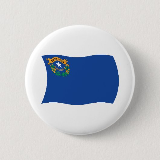 Nevada Vlag Knop Ronde Button 5,7 Cm (Voorkant)