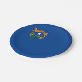 Nevada vlag papieren bordje (Gekanteld)