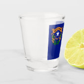 Nevada vlag shot glas (Links)
